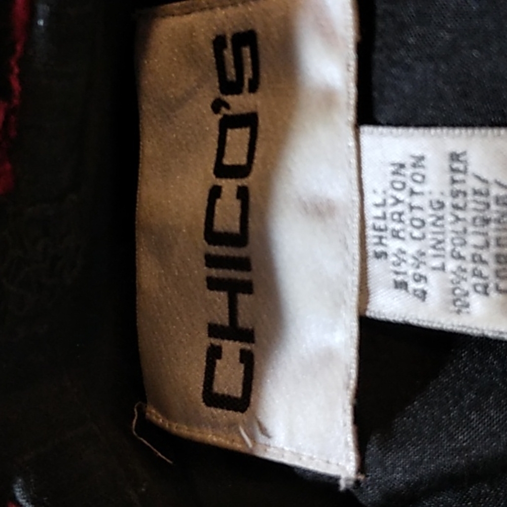 Chico's womsn's jacket sz 3 - Picture 7 of 10